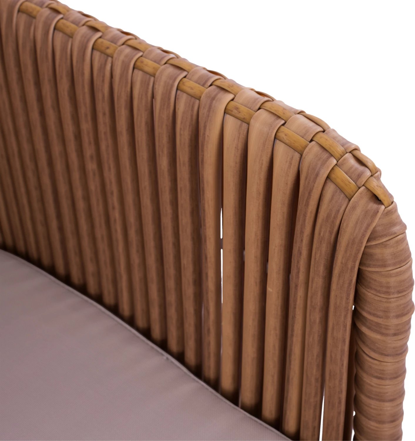 Karrige alumini për kopsht, FH5298.01, e bardhë me jastëk, 57x60x90 cm