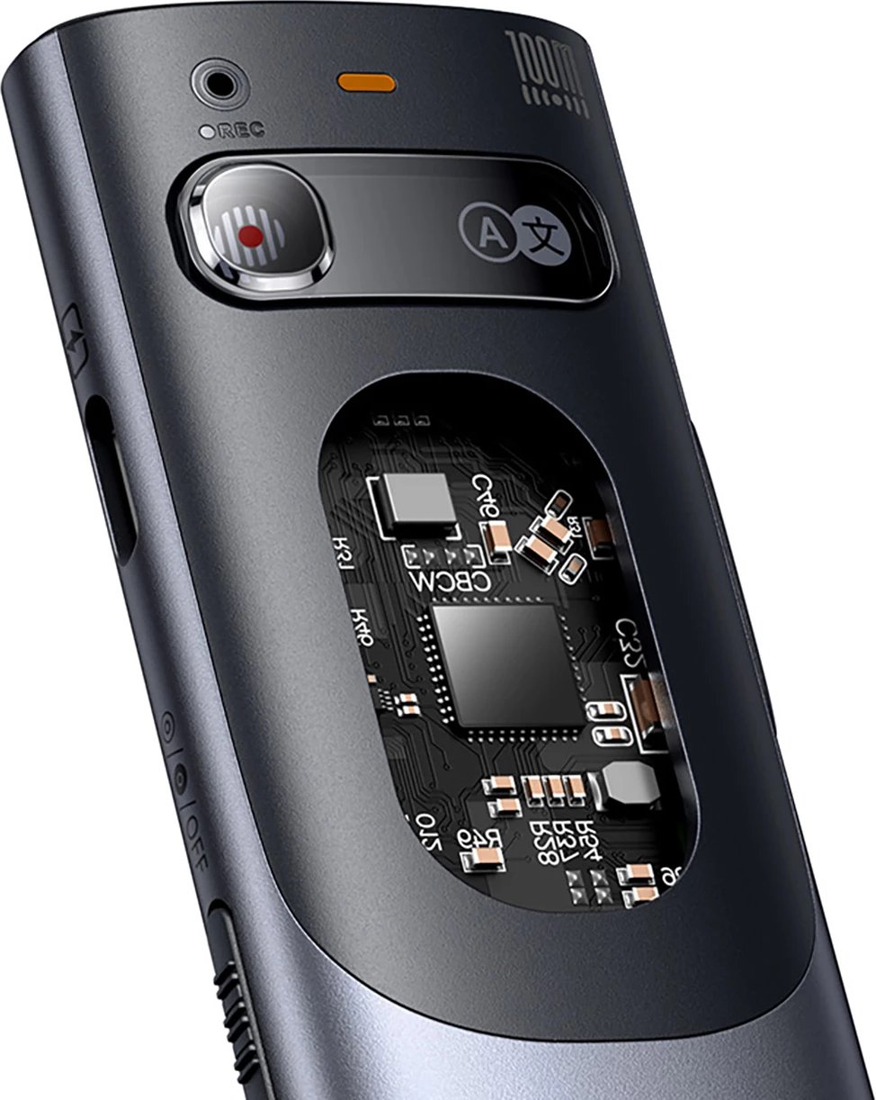 Lazer pointer Baseus Orange Dot BS-OH065 me AI dhe përkthim automatik, Gri