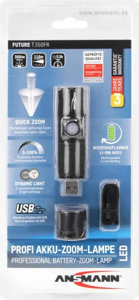 Elektrik dore ANSMANN Future T350FR, LED, 700 mAh, i zi
