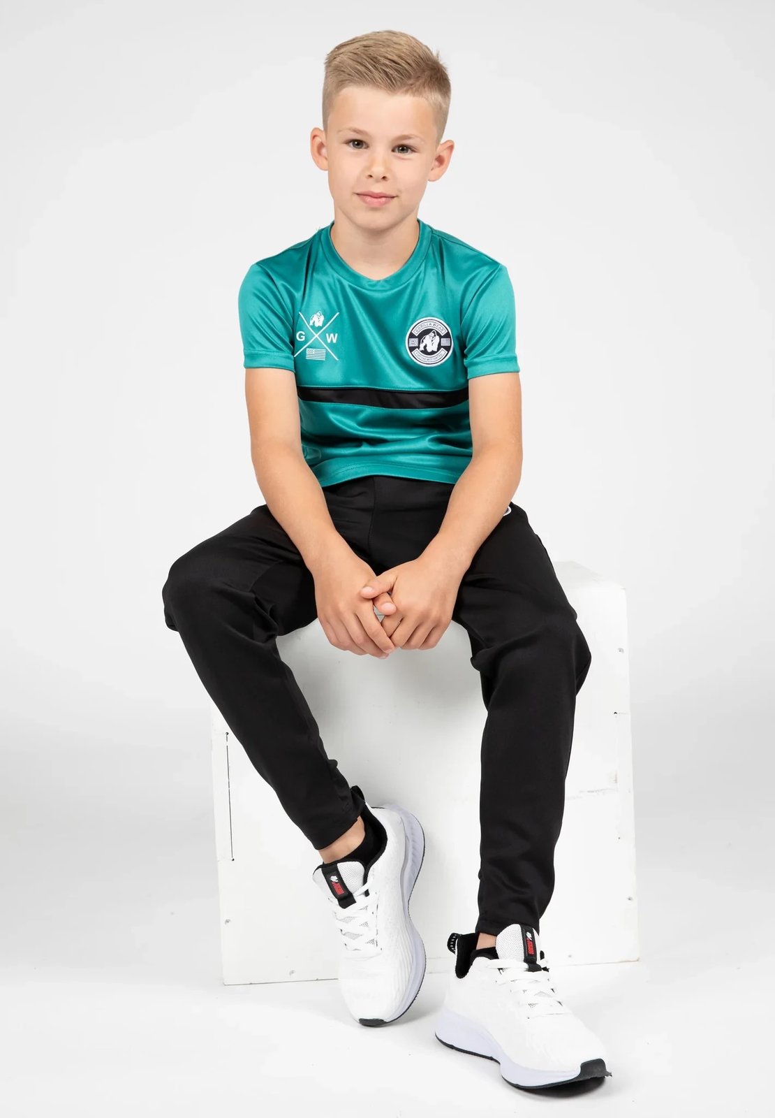 Vernon Kids T-Shirt - Teal Green 