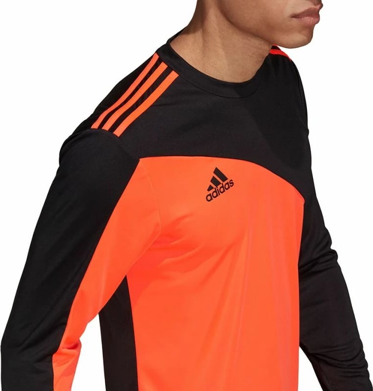 Fanellë portieri adidas, për meshkuj, e zezë dhe portokalli