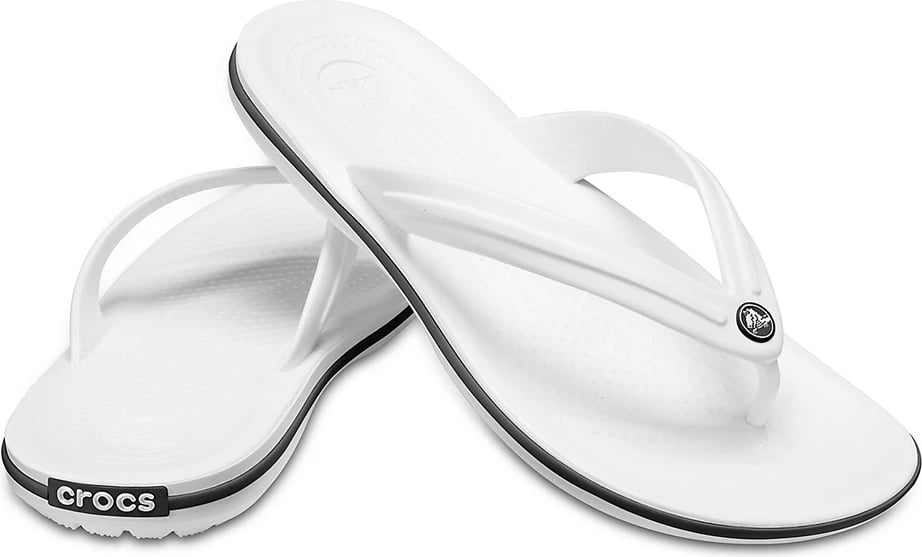 Papuqe unisex Crocs, të bardha