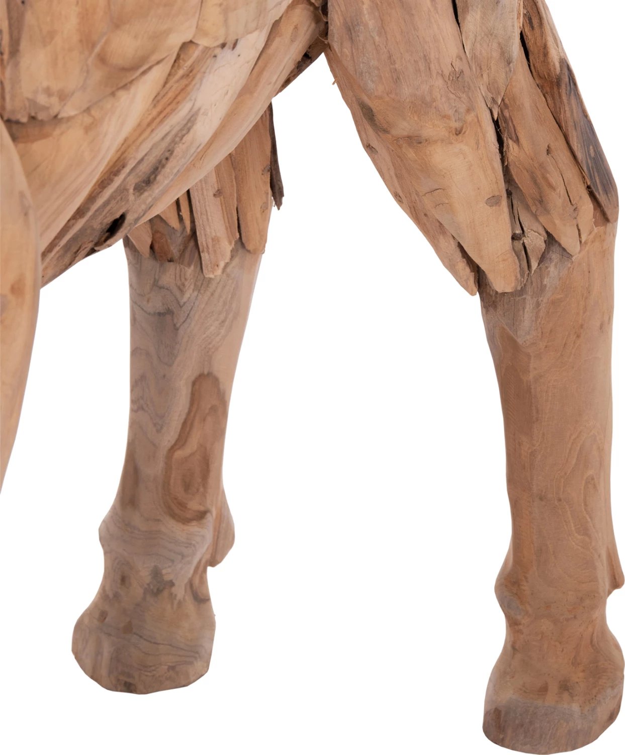 Gomar dekorativ prej druri tik të ricikluar, ngjyrë natyrale, FH4387, 103x33x99.5cm