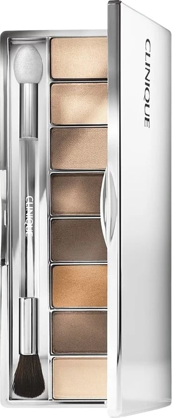 Paletë për sy Clinique All About Shadow 8-Pan Palette për femra Nude Honey 8.9g