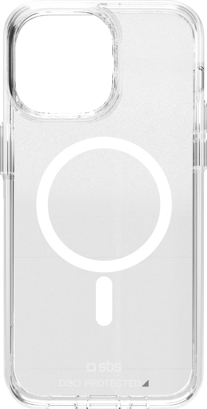 Mbështjellës SBS Extreme Mag D3O MagSafe për iPhone 16 Pro, Transparent