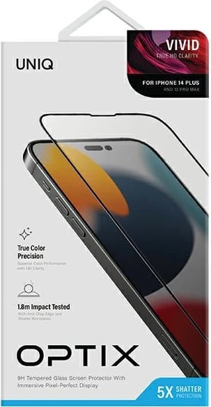 Xham mbrojtës UNIQ Optix Vivid për iPhone 14 Plus me aplikator