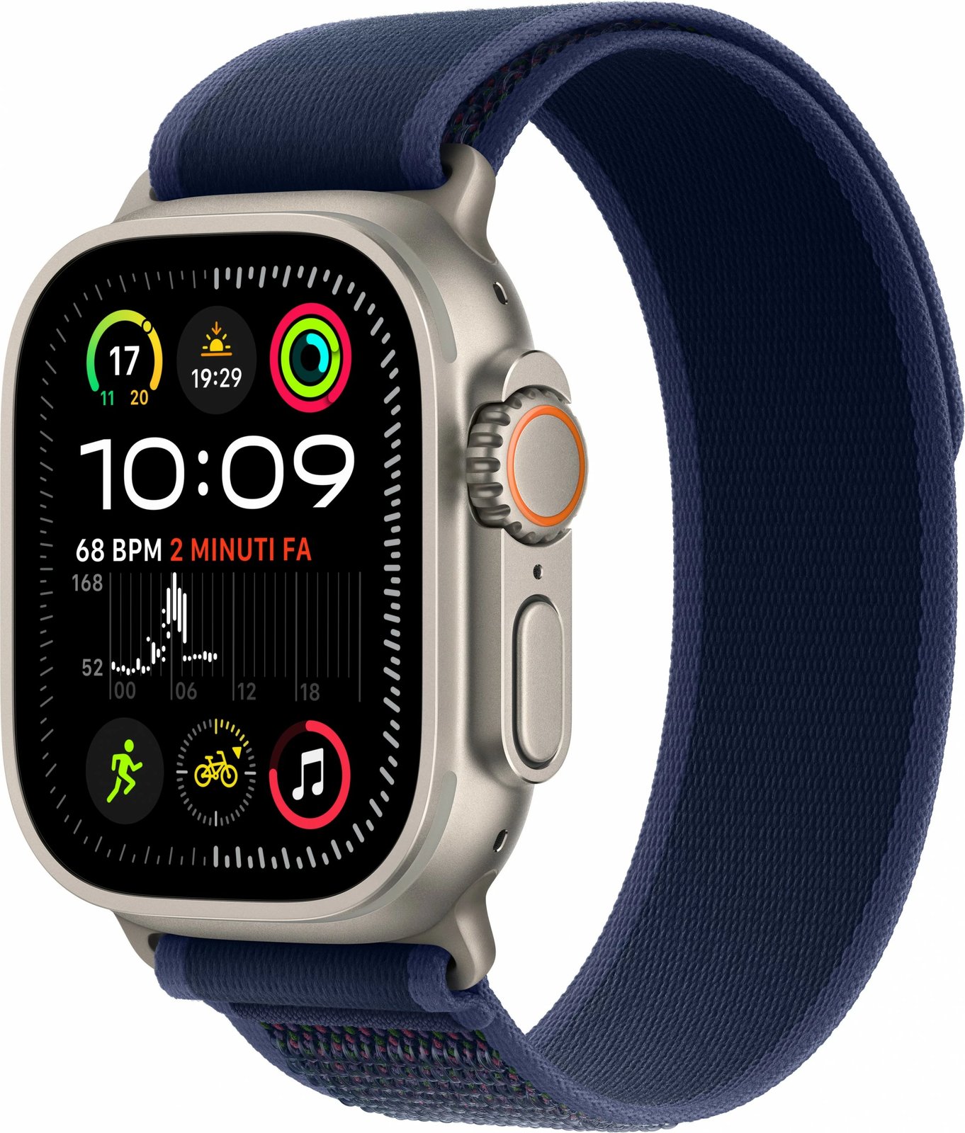 Smartwatch Apple Watch Ultra 2 GPS + Cellular 49mm, 64 GB, Titanium, Blu