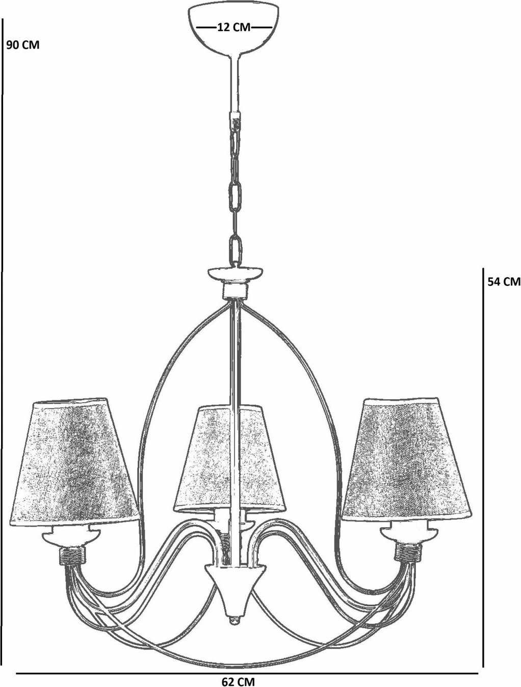 Llambadar Opviq, 8992-3, ngjyrë gri