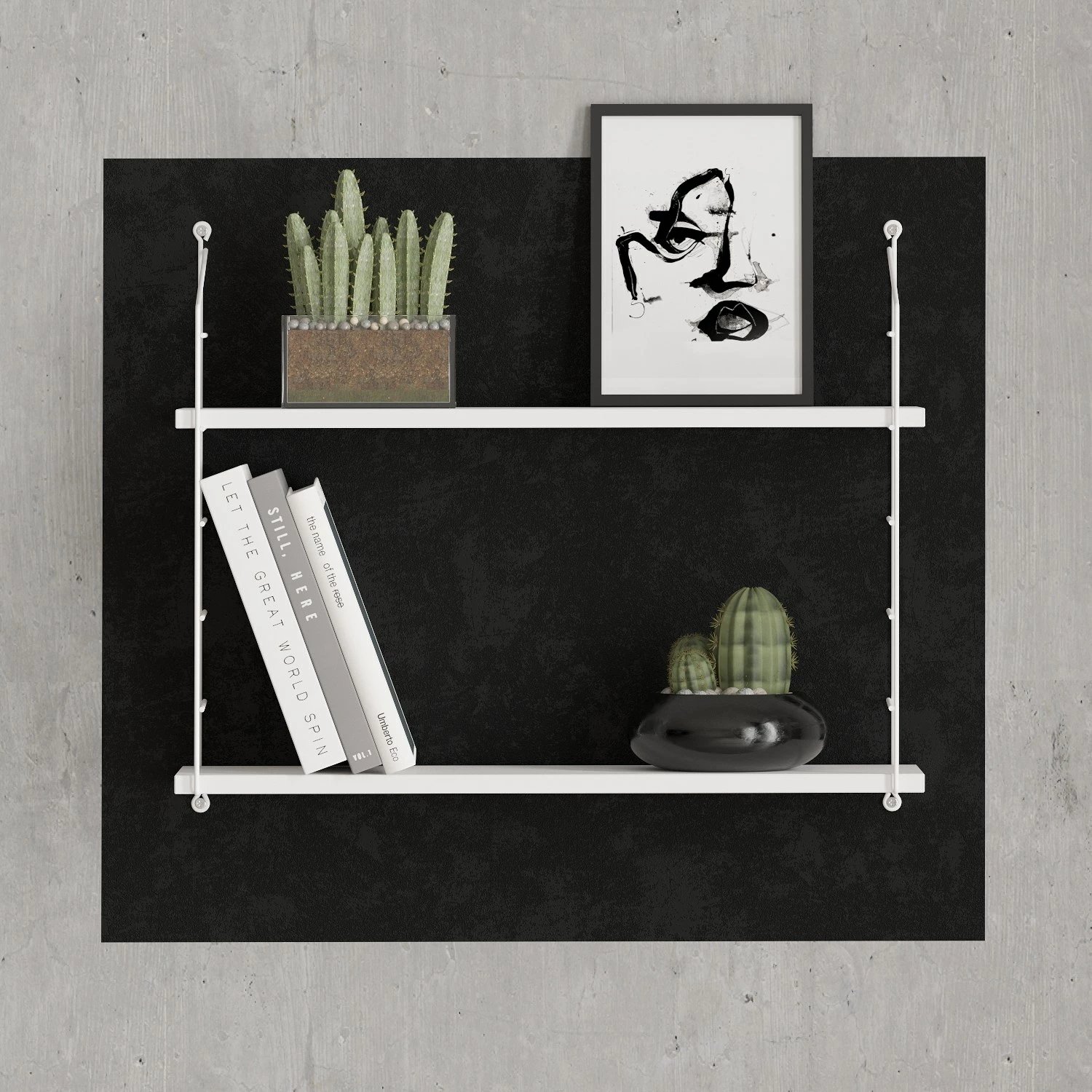 Raft muri Hanah Home, Armoni 2'li, ngjyrë e bardhë shkëlqyese