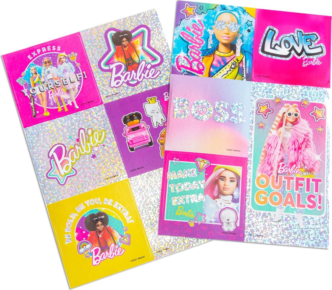 Set ditar për vajza Barbie Fluffy Diary Set