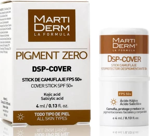 Stick depigmentues për fytyrë dhe trup Martiderm DSP-Cover SPF50+, unisex, 4ml