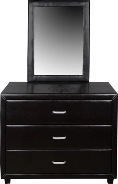 Tavolinë për grim me pasqyrë Jazz PU kafe FH534.01 97x53.5x159cm