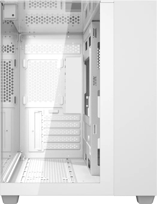 Kasë Darkflash TH285M, midi tower, për pllakë amë M-ATX/ITX, xham i temperuar, e bardhë