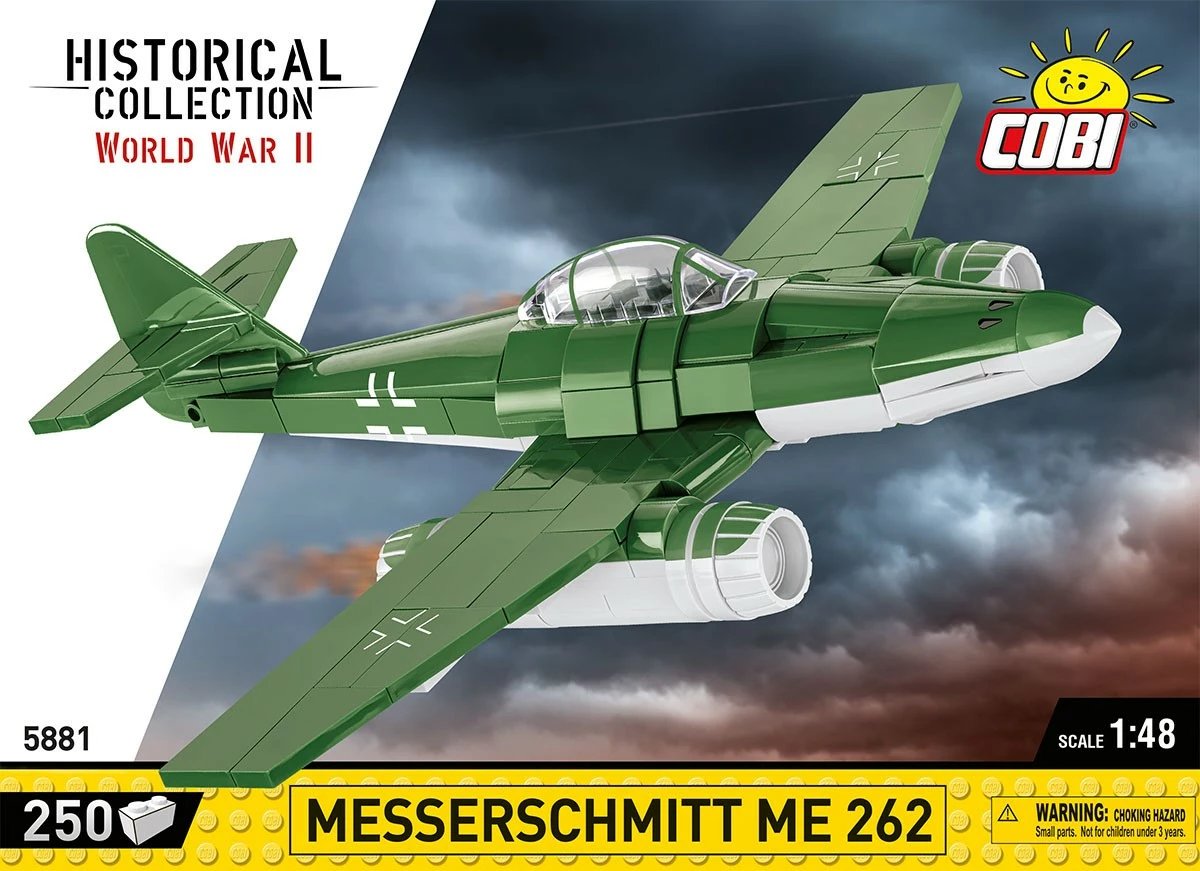 Set ndërtimi Cobi Messerschmitt Me 262, 250 pjesë, plastikë, Historical Collection