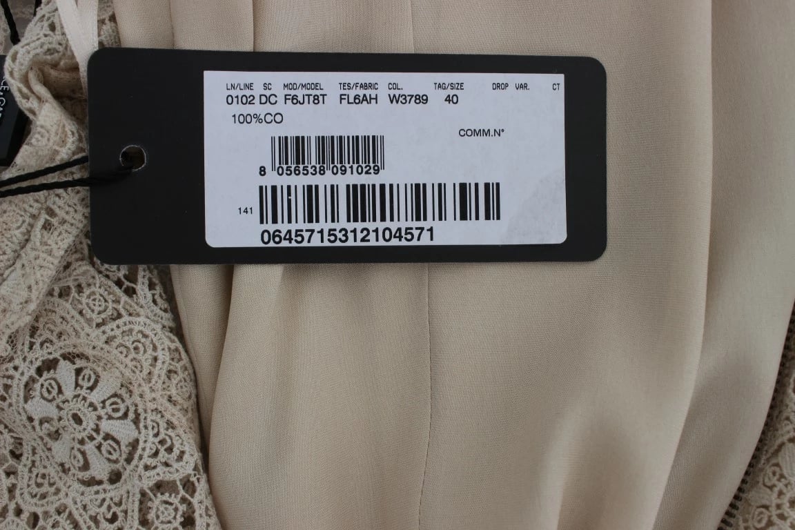 Fustan solemn për femra Dolce & Gabbana, bezhë
