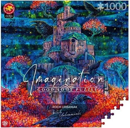 Puzzle Good Loot Imagination Cenega Publishing 1000 pjesë Raven Queen's Fortress