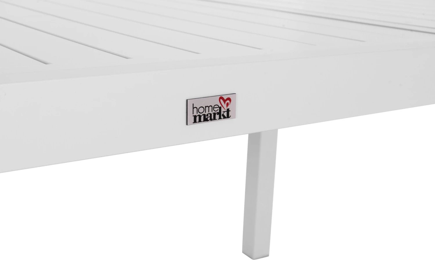 Tavolinë ngrënieje e zgjatshme KRUM, alumin i bardhë, FH6277.01, 160-240x90x73cm