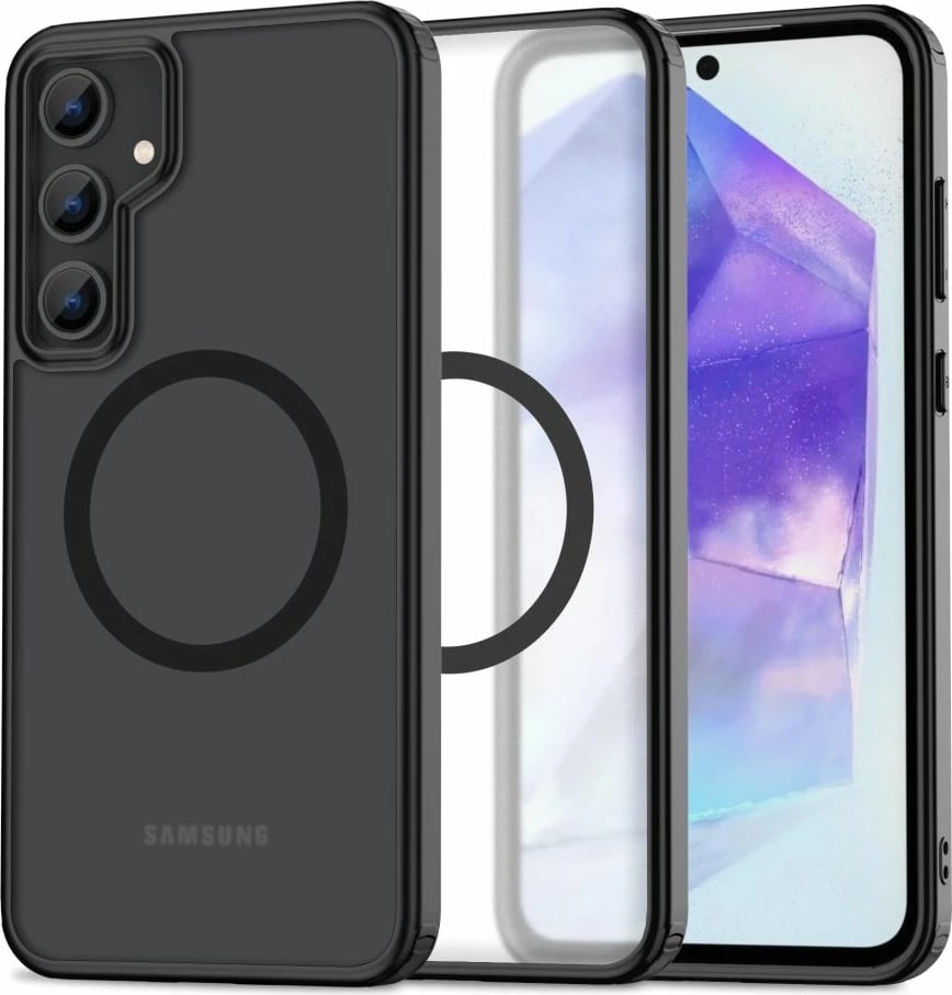 Mbështjellës Tech-Protect MagMat për Samsung Galaxy A55 5G, MagSafe, i zi mat