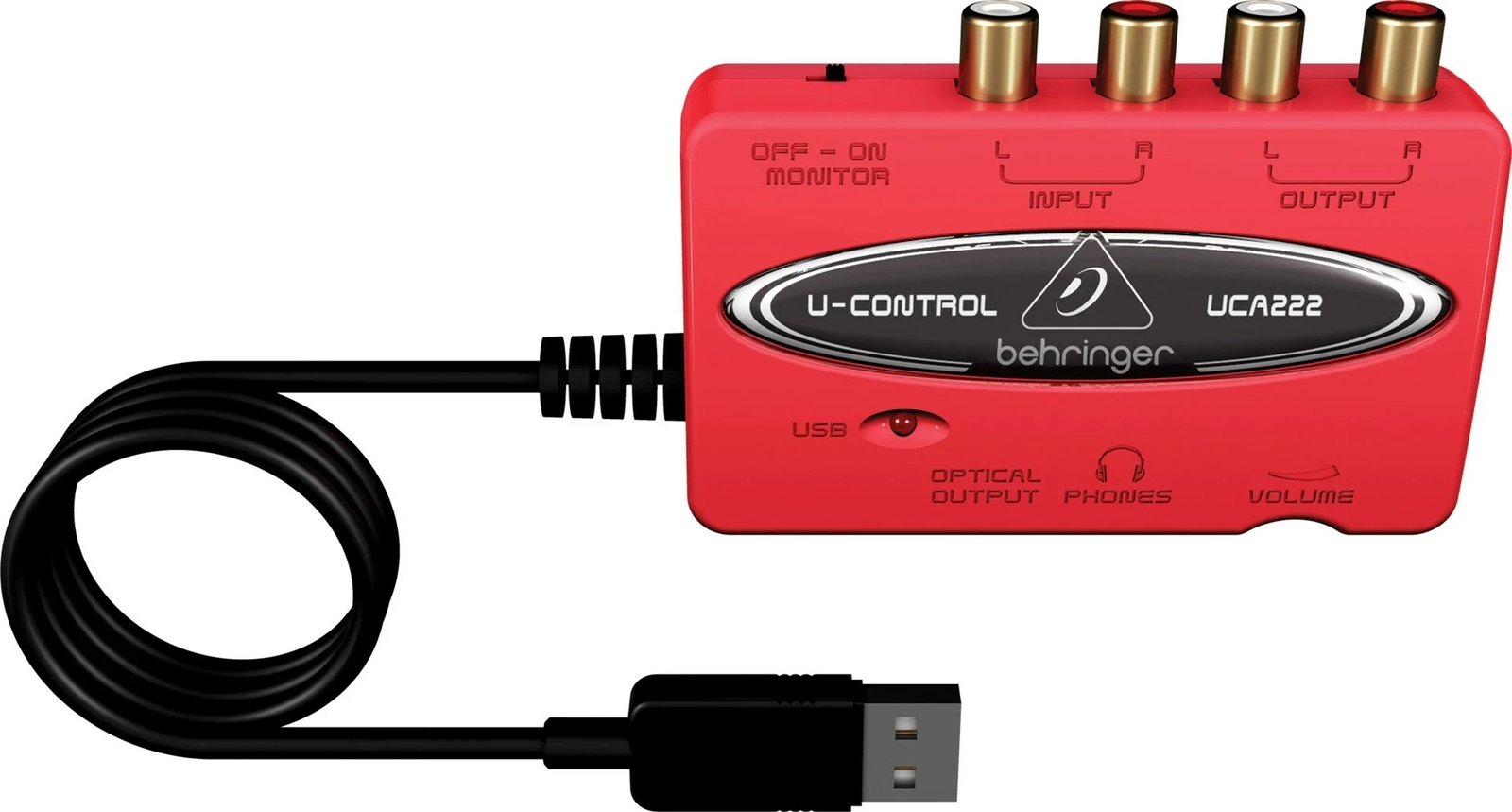 Interfejs audio Behringer UCA222, i kuq