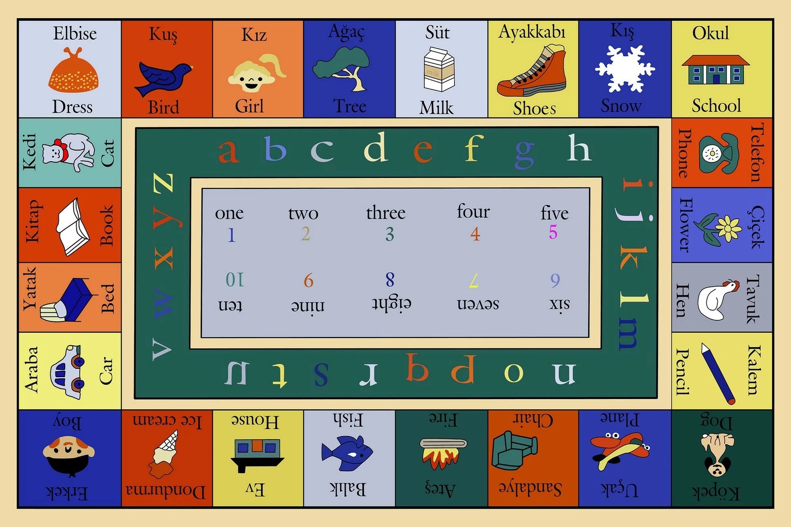 Qilim për korridor, shumëngjyrësh, 80x150cm, Conceptum Hypnose, EXFAB59