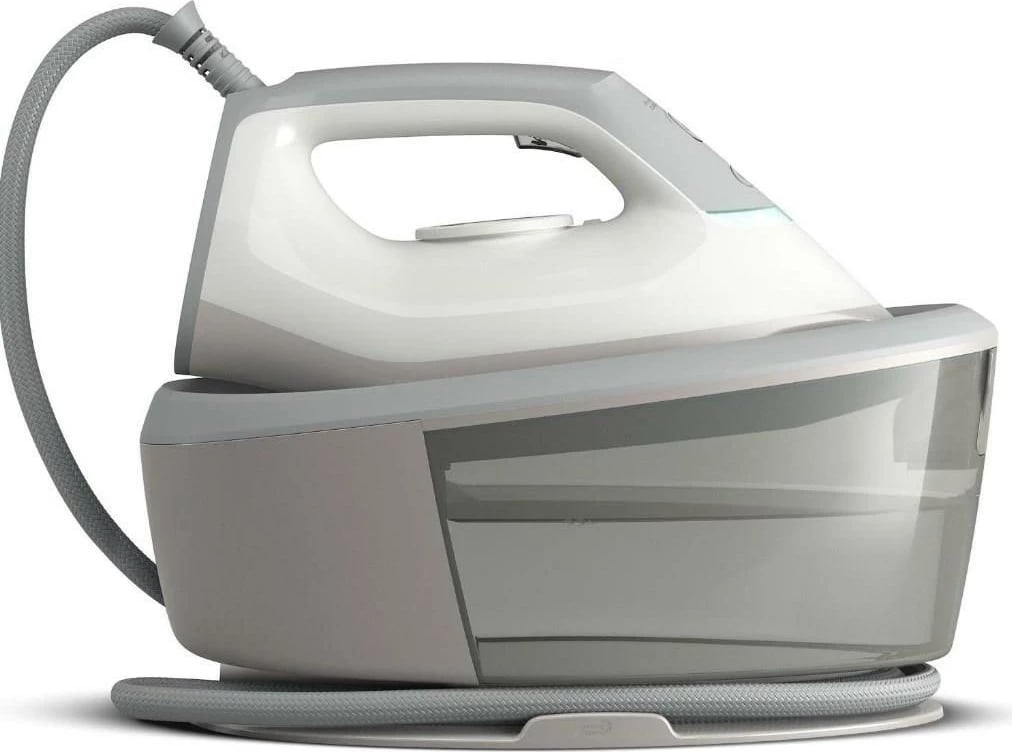 Hekur me avull Philips 2000 Series PSG2000/80, 2400 W, 1.4 L, pllaka qeramike, Gri/Bardhë