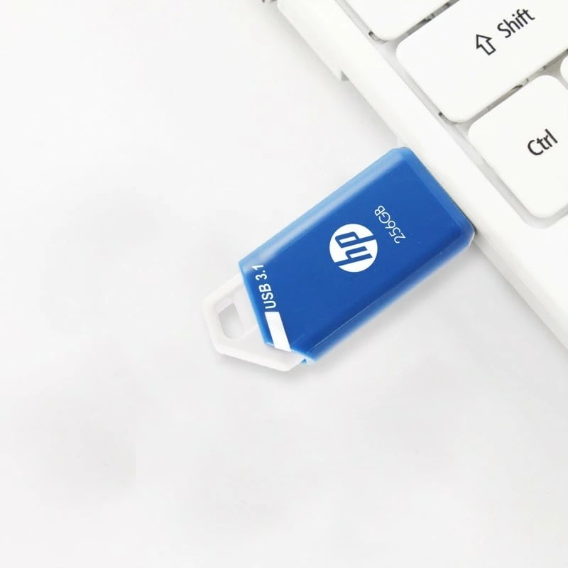 Pendrive HP HPFD755W-256, 256GB, USB 3.1, Kaltër/Bardhë