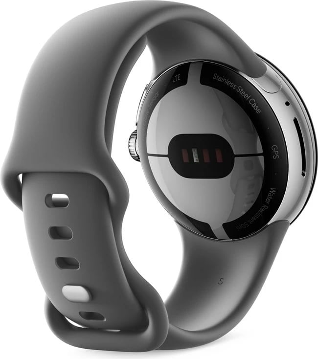 Smartwatch Google Pixel Watch, 41 mm, 32 GB, Stainless Steel, Silver/Charcoal