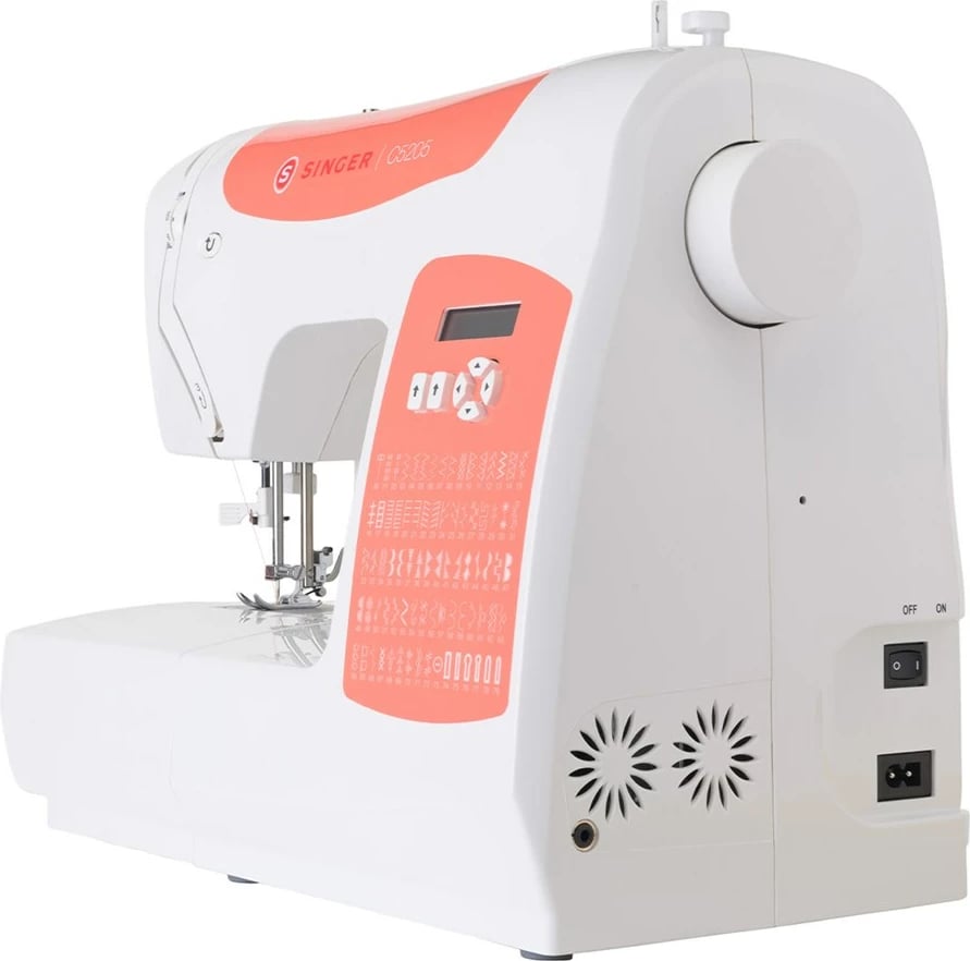 Makine qepëse Singer C5205-CR, Elektrike, Portokalli