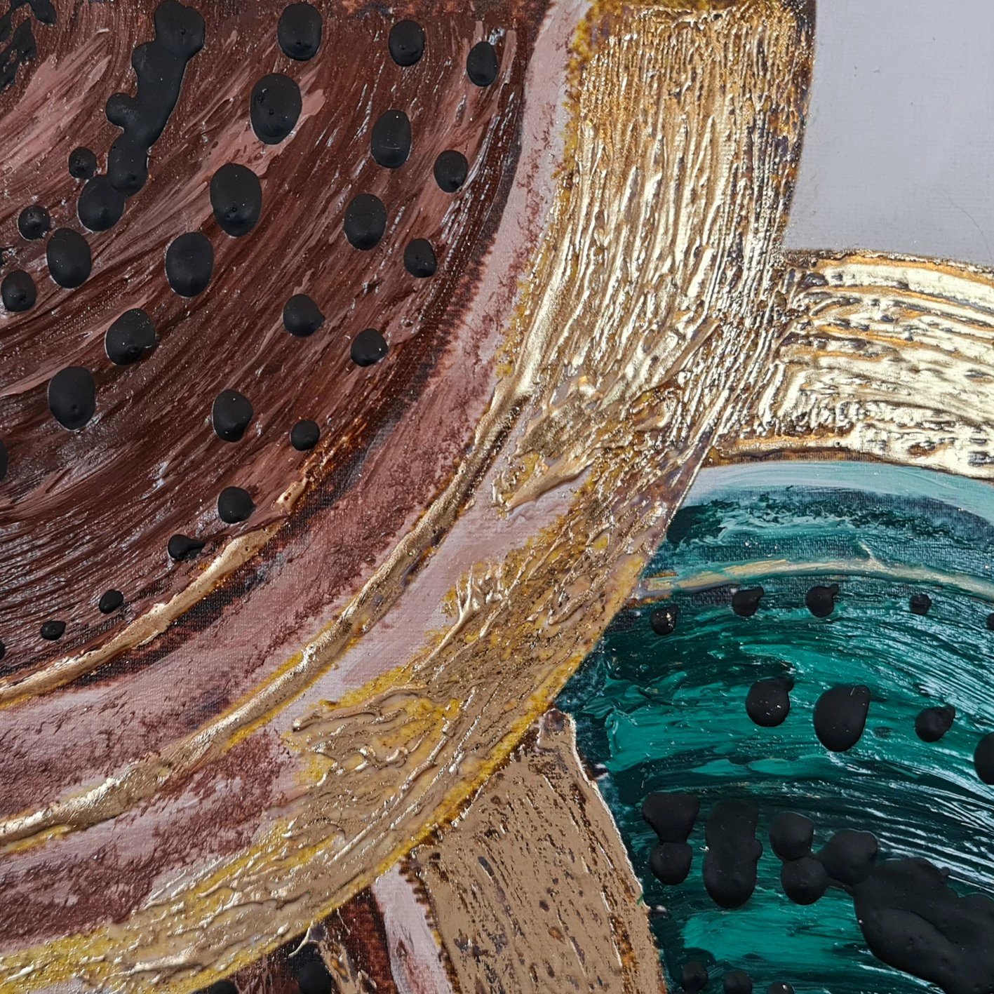 Pikturë dekorative me vaj, shumëngjyrëshe, Wallity, OPG1730800570, 100x100 cm