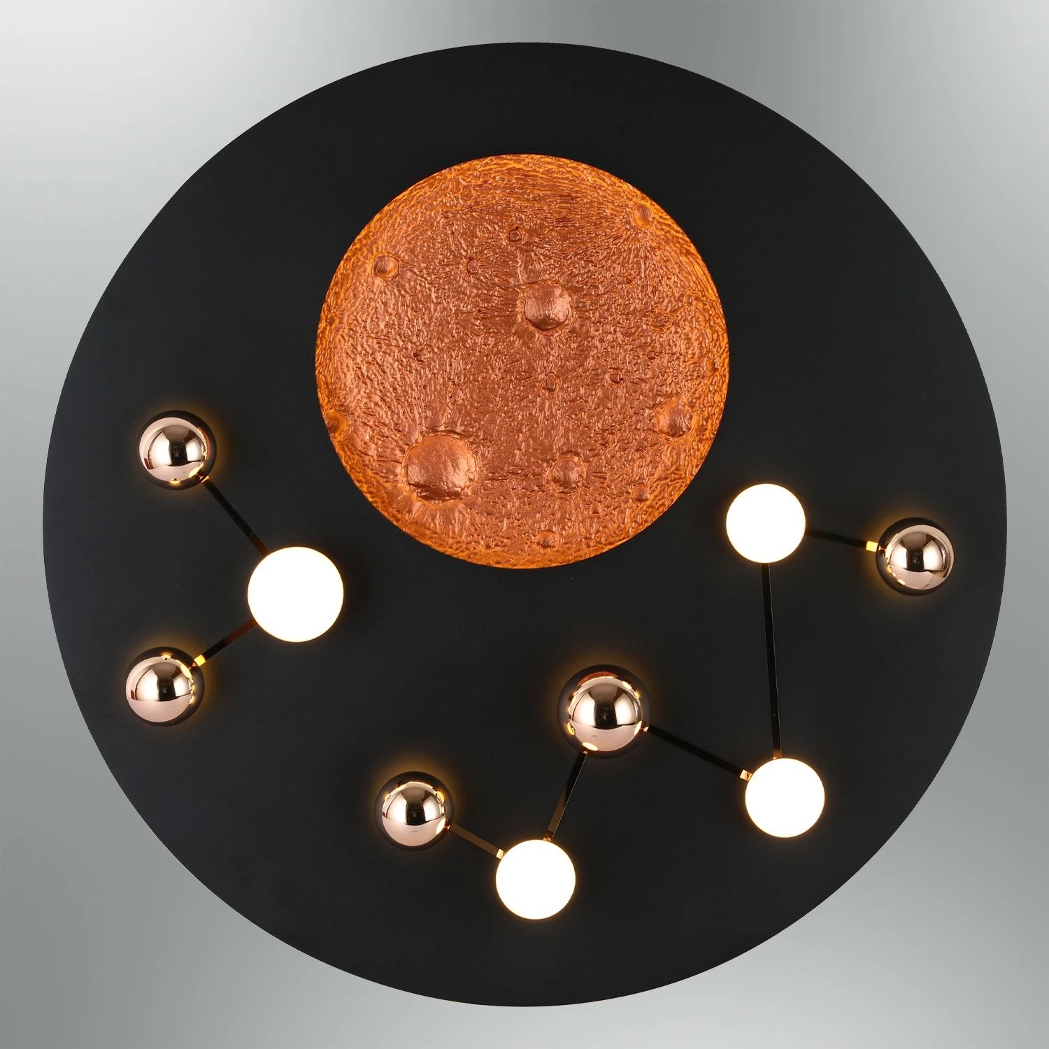 Llambë varëse moderne Opviq, 5719-2-19, ngjyrë e zezë