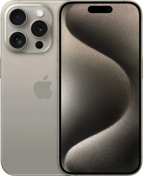 Apple iPhone 15 Pro, 6.1", 512GB, natural titanium