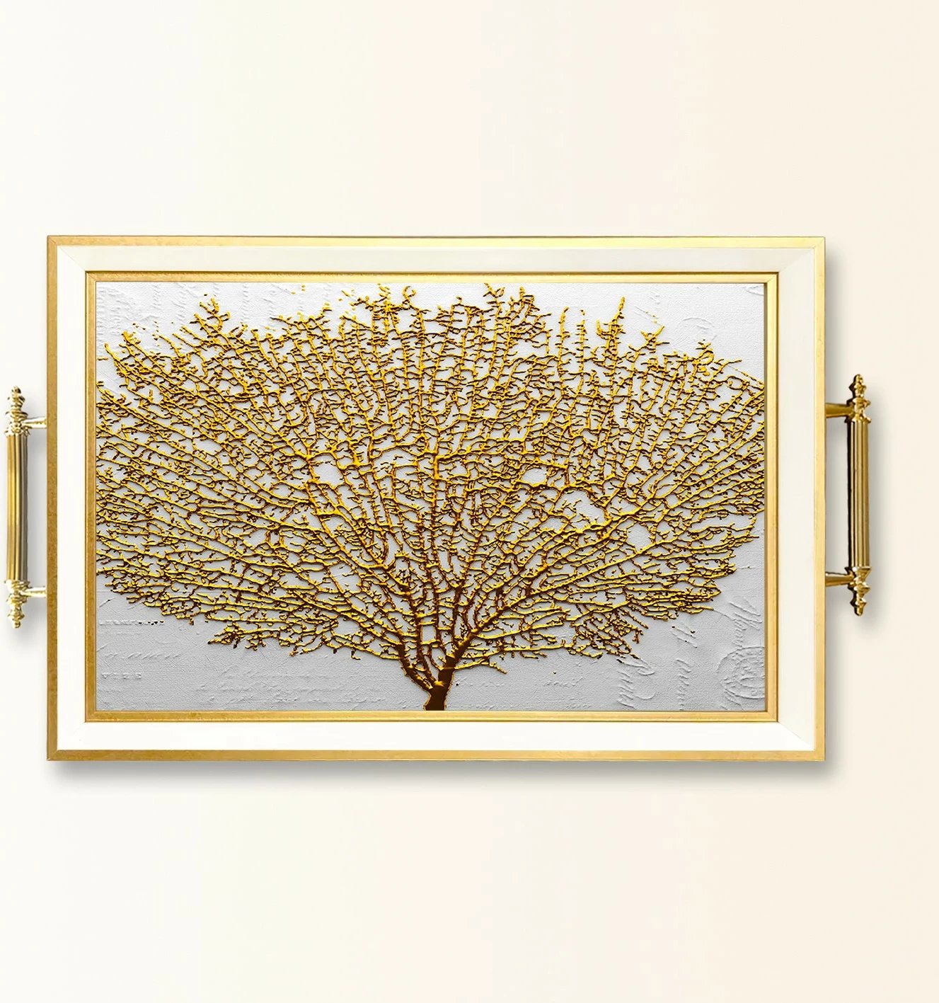 Tabaka xhami Aberto Design, shumëngjyrëshe, TPB9943, 50x29x3.5cm