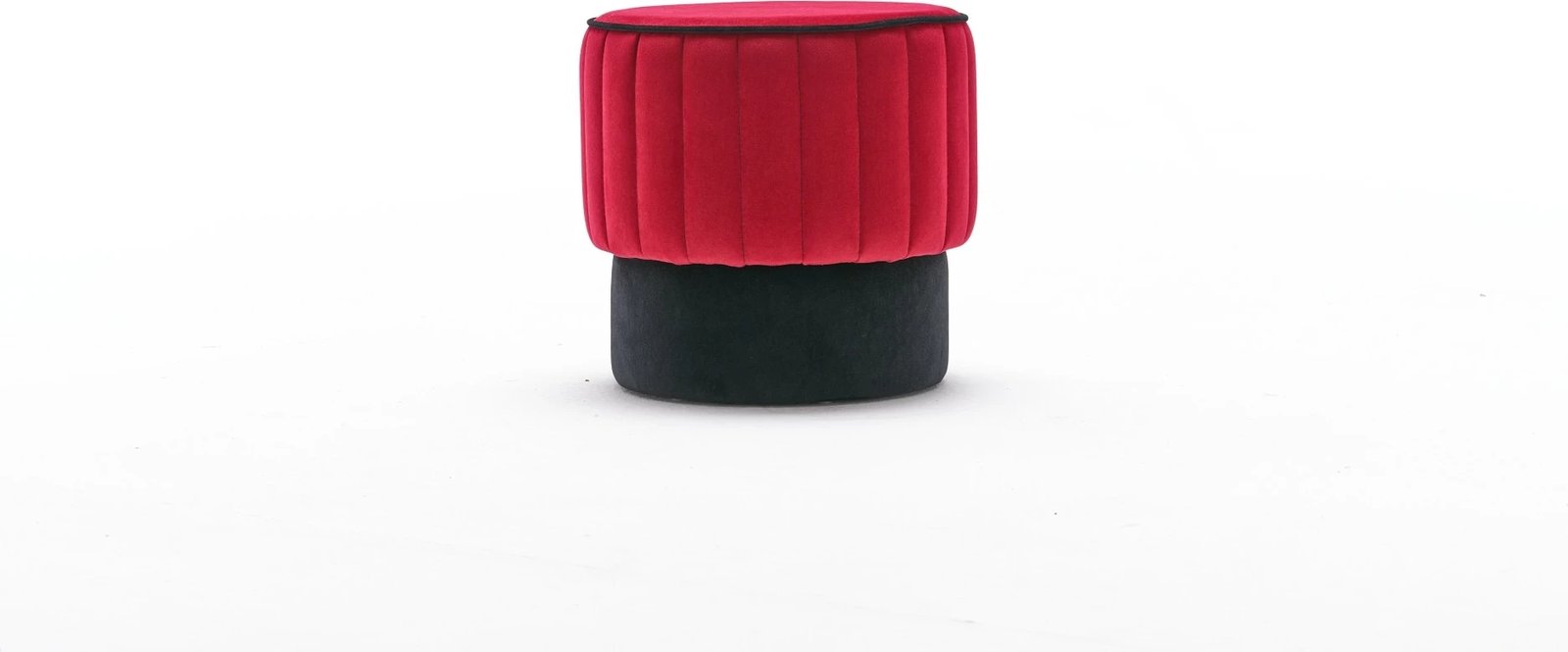 Puf Atelier del Sofa, ngjyrë e kuqe, 40x40x40cm