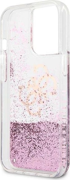 Mbështjellës Guess GUHCP13XLG4GPI për iPhone 13 Pro Max 6.7", hardcase, 4G Big Liquid Glitter, rozë Mbështjellës Guess GUHCP13XLG4GPI për iPhone 13 Pro Max 6.7", hardcase, 4G Big Liquid Glitter, rozë