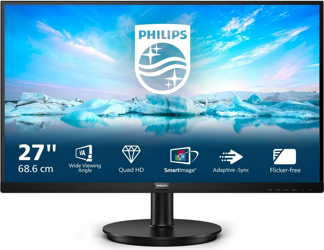 Monitor Philips V Line 275V8LA/00, 27", Quad HD, LED, i zi