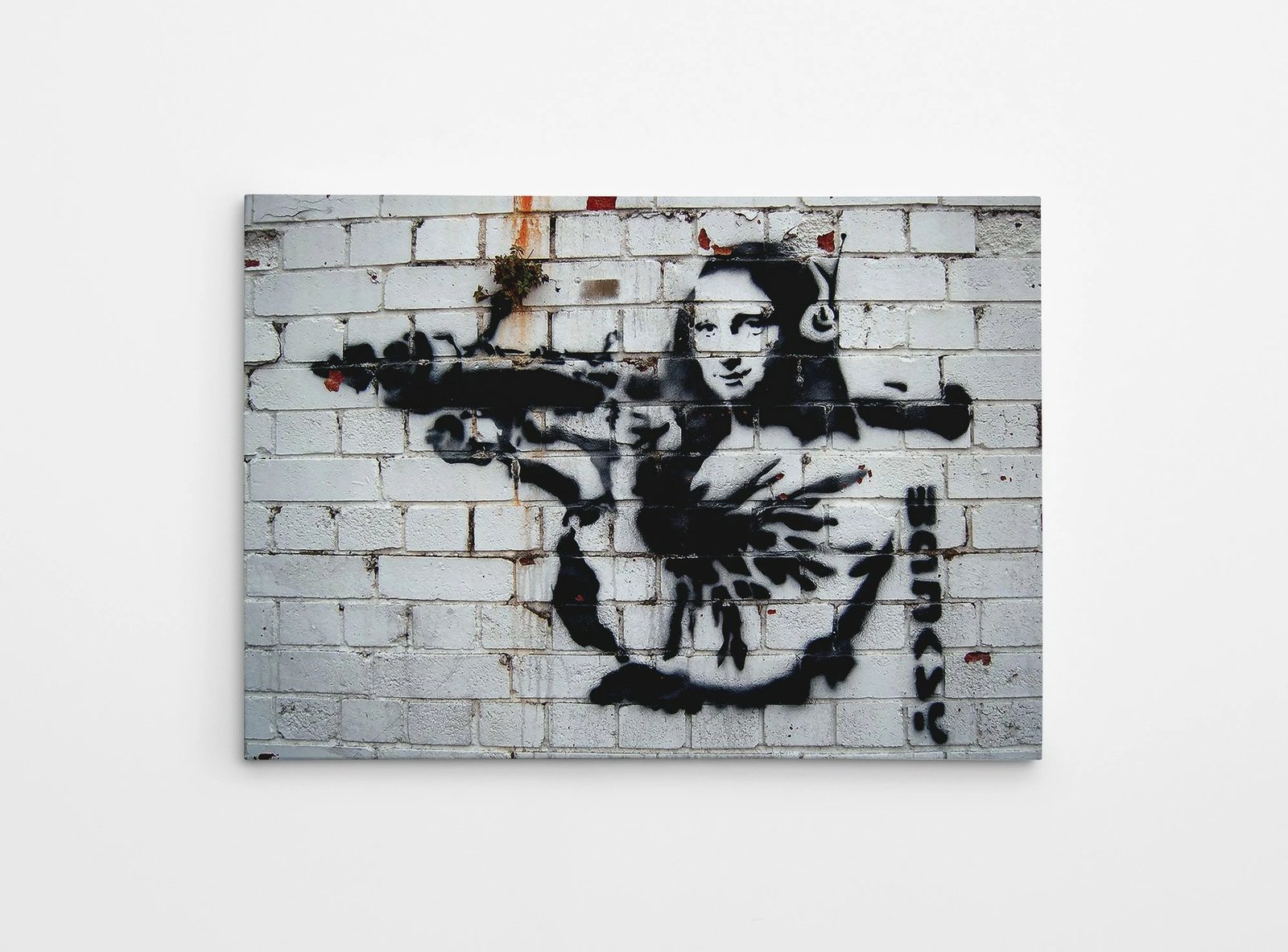 Pikturë dekorative në kanavacë, Banksy, shumëngjyrëshe, 70x100cm, KNV4555_70100