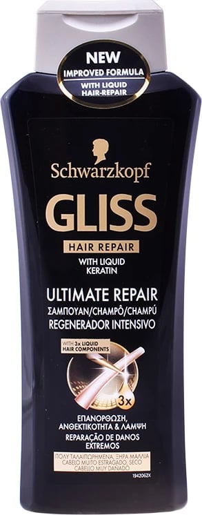 Shampon për flokë unisex Schwarzkopf Gliss Ultimate Repair 400ml