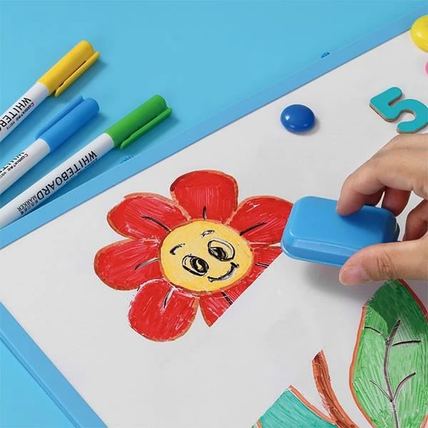 Markerë Comix për dërrasë të bardhë, set prej 8 ngjyrash