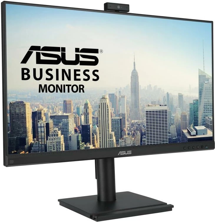 Monitor, Asus, BE249QFK (90LM01V1-B03370), 23.8" Full HD 100Hz IPS me kamerë FHD, altoparlantë e mikrofonë, HDMI/DP/D-Sub, i zi