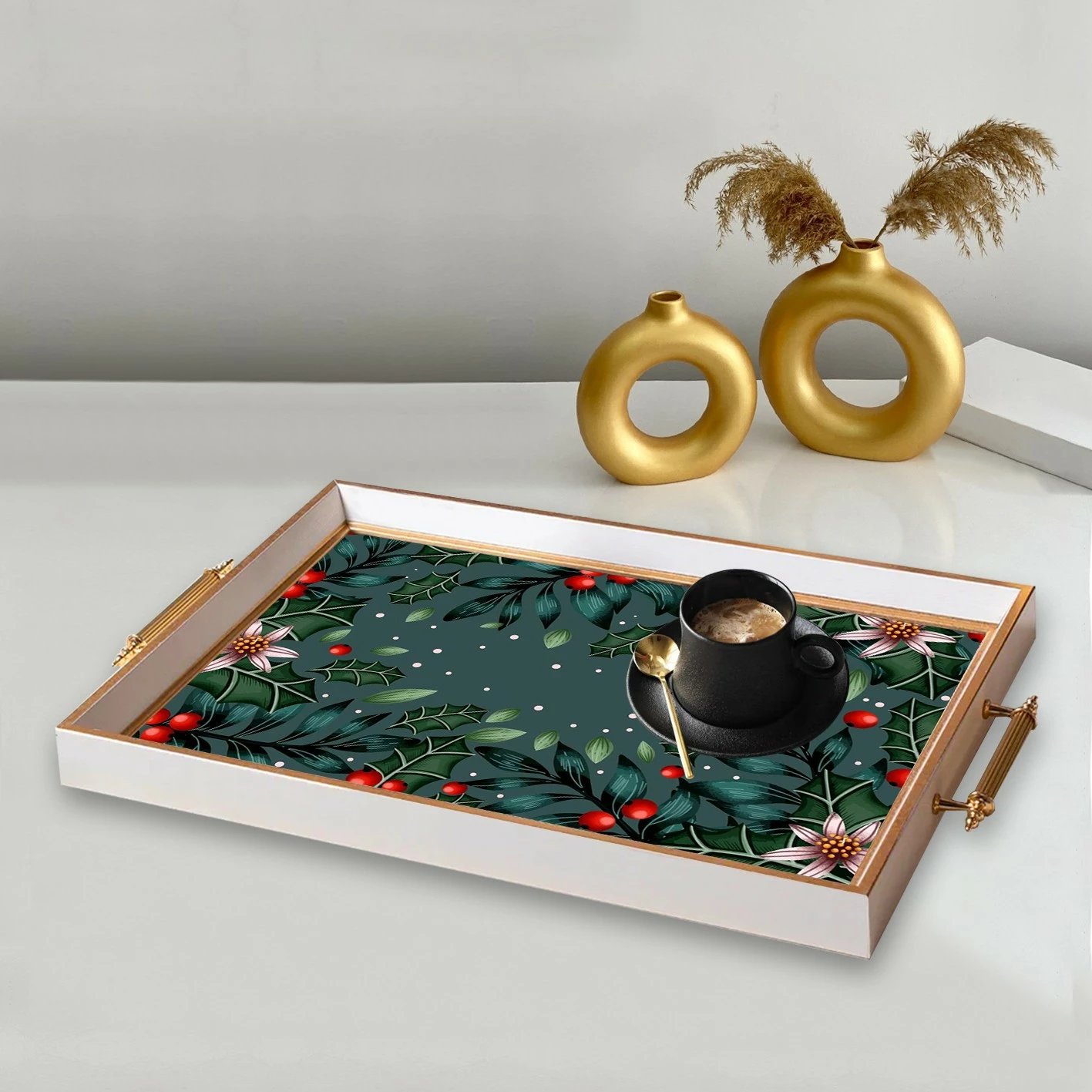 Tabaka prej qelqi Aberto Design, shumëngjyrëshe, TPB9799