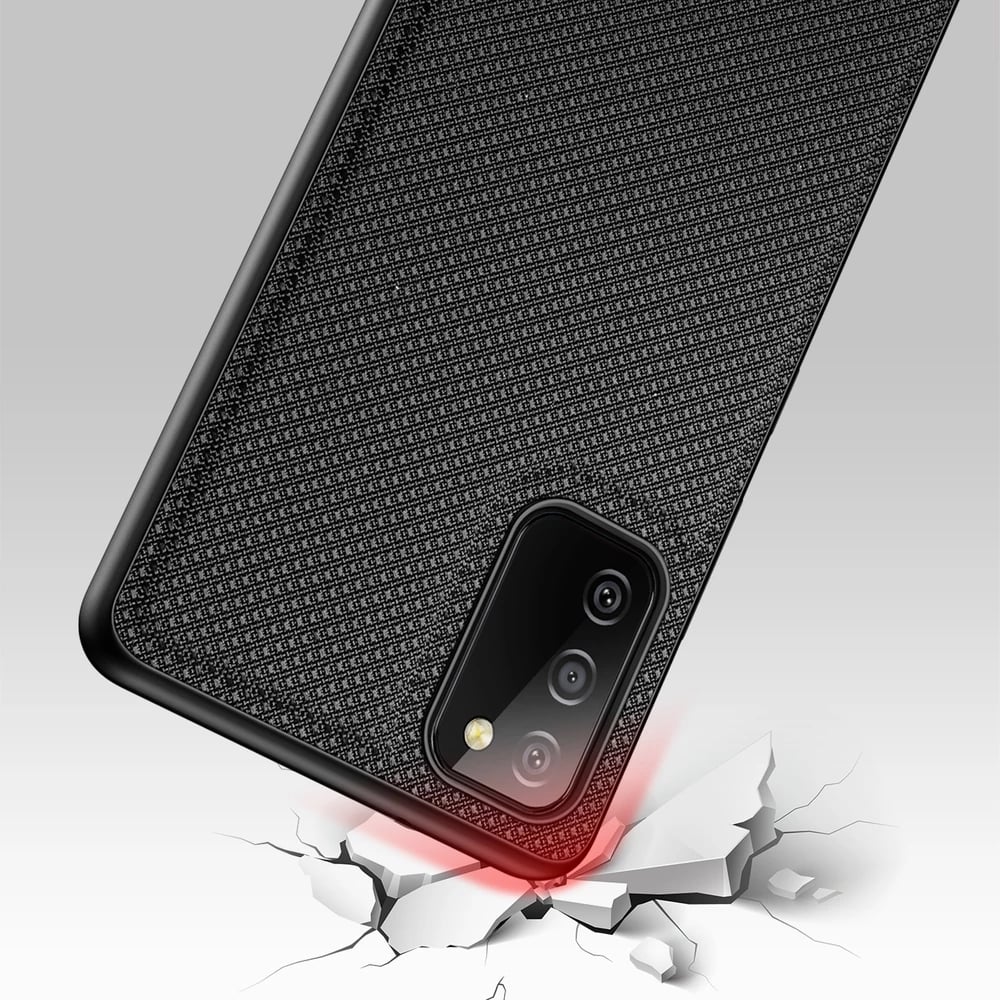 Mbështjellës Dux Ducis Fino për Samsung Galaxy A03s, najlon, i zi