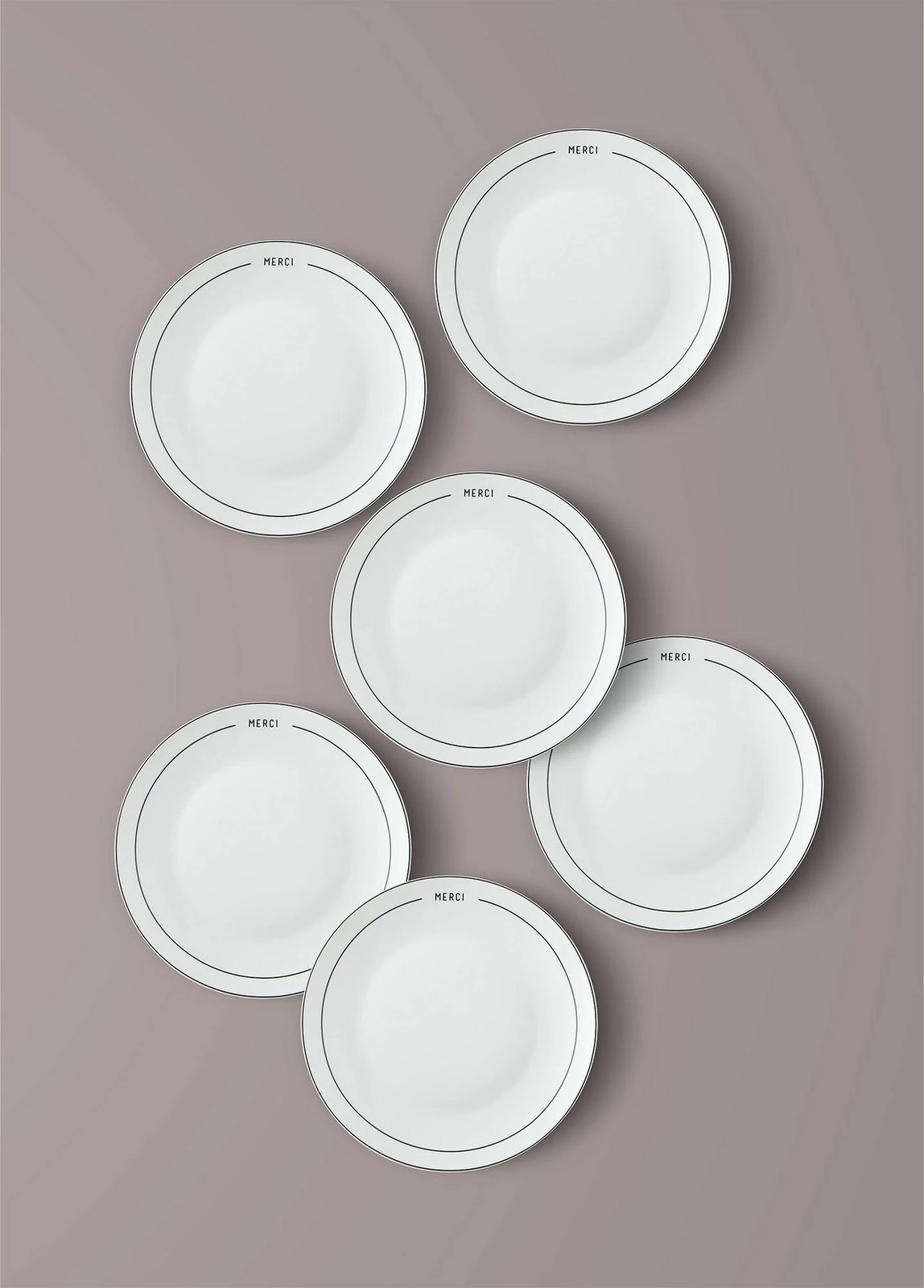 Set pjatash ëmbëlsirash (6 copë), Hermia, DNR0075