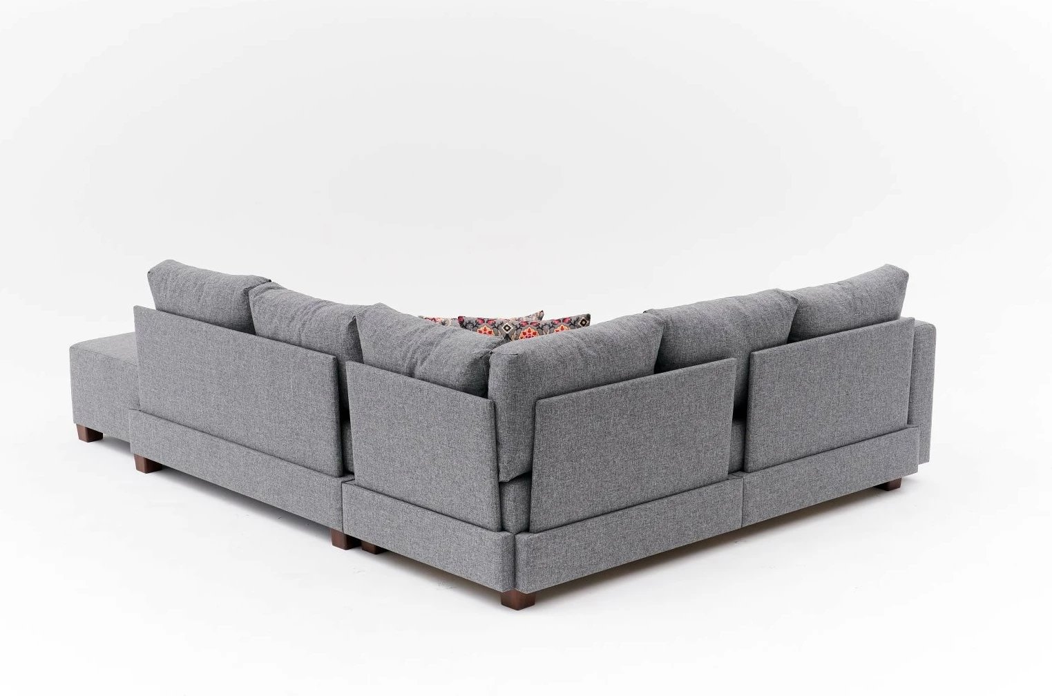 Kënd-sofë krevate Atelier del Sofa, Ali majtas, ngjyrë gri