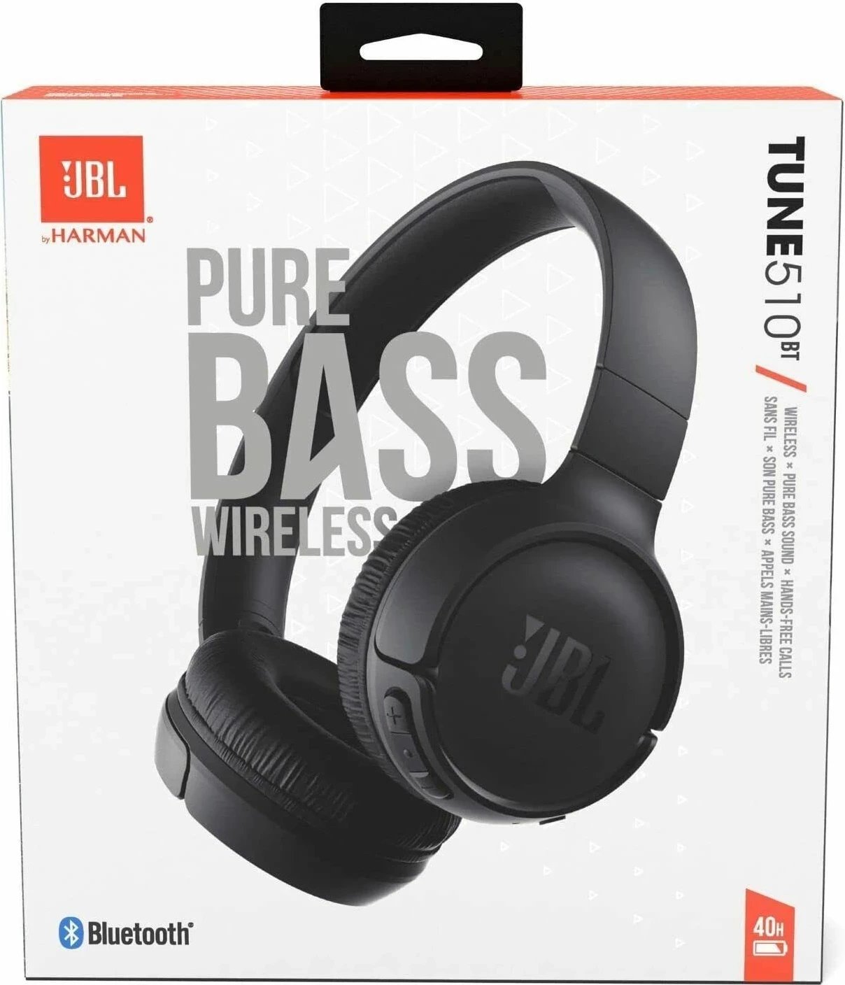 Kufje JBL T510BT Bluetooth, të zeza
