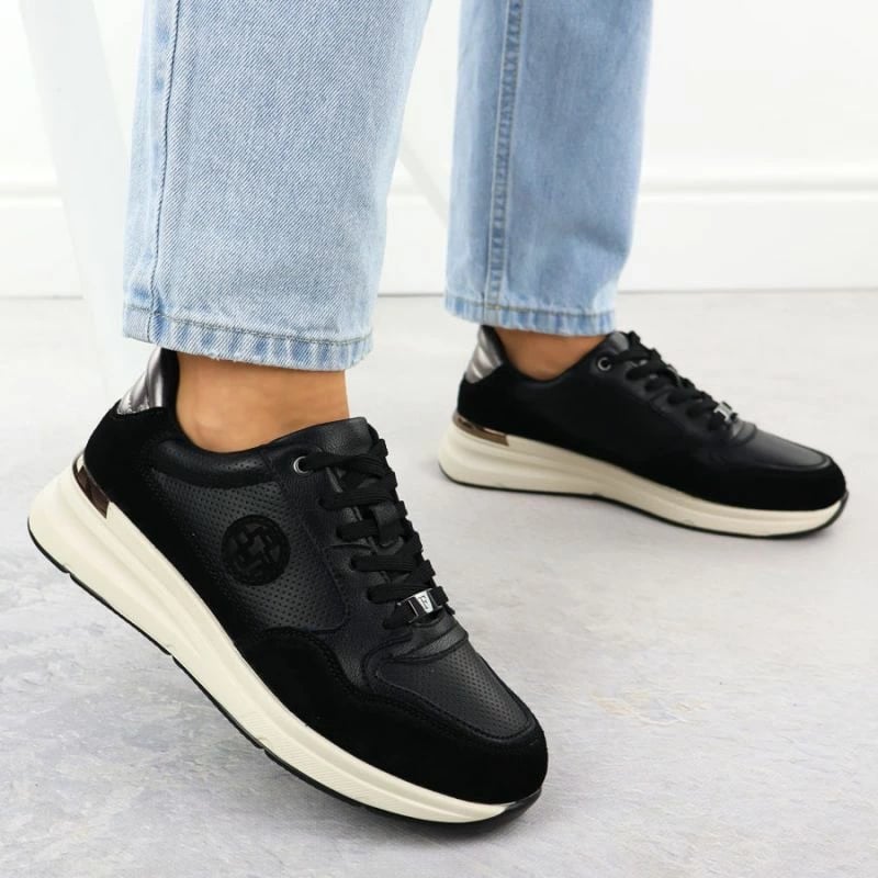 Këpucë femra Filippo DP7106/25, të zeza