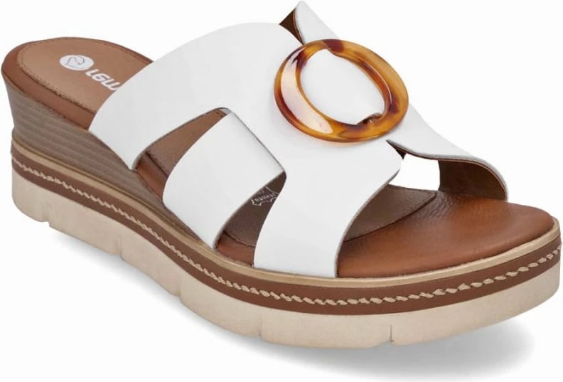 Sandale platforme për femra Remonte D2L52-80, të bardha