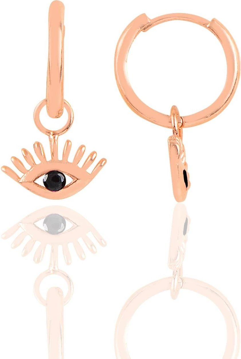 Vathë argjendi Jumeon, ngjyrë rozë e artë, 23mm, 10416SIYAH