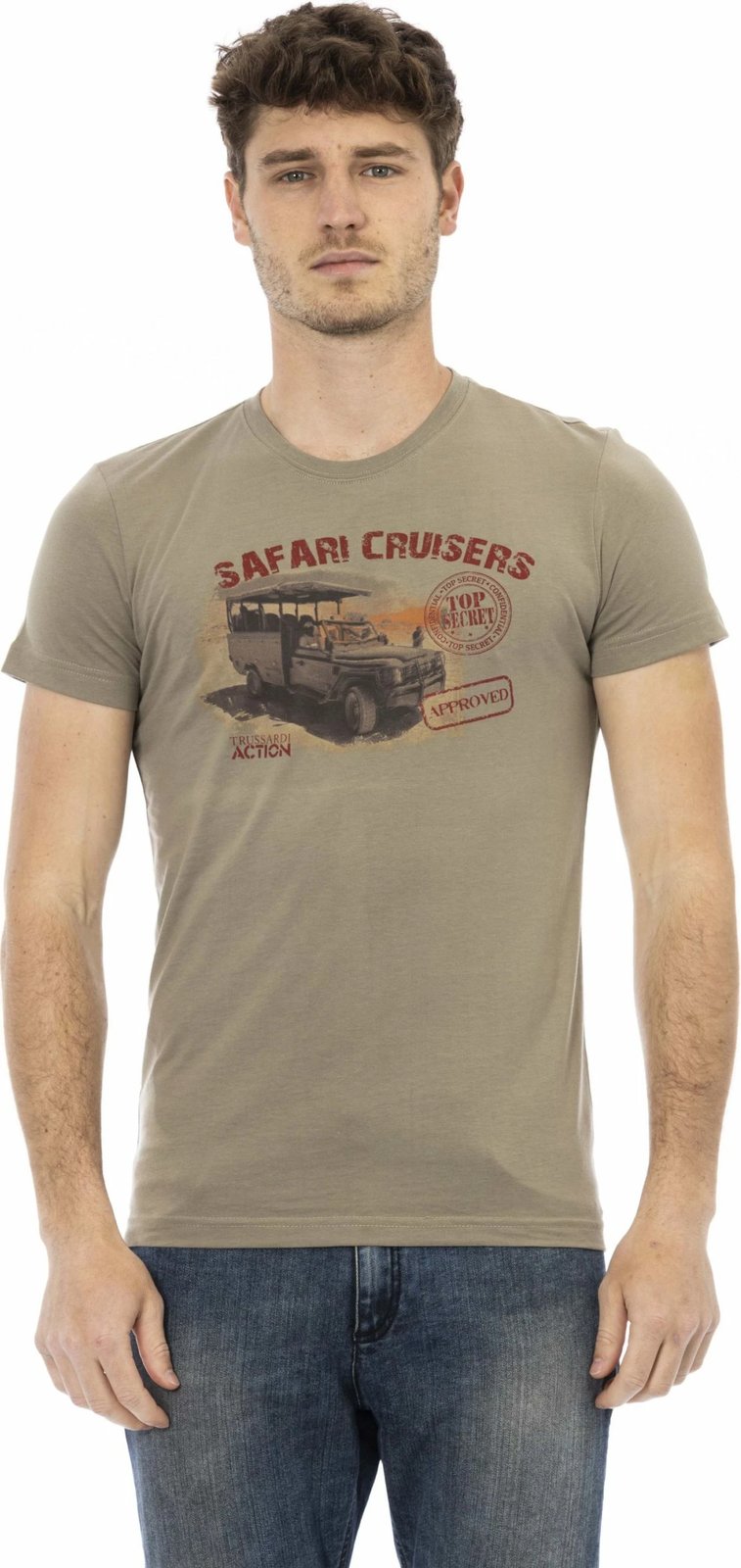 Maicë për meshkuj Trussardi Action, e gjelbër