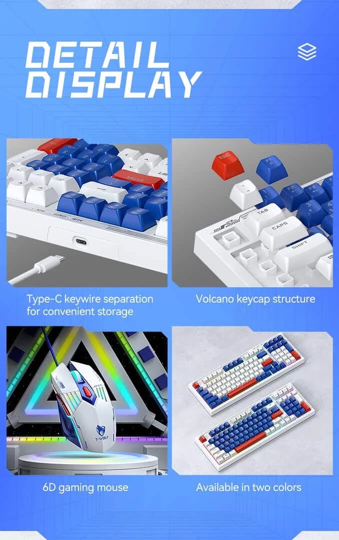 Set 2 në 1 T-Wolf TF610