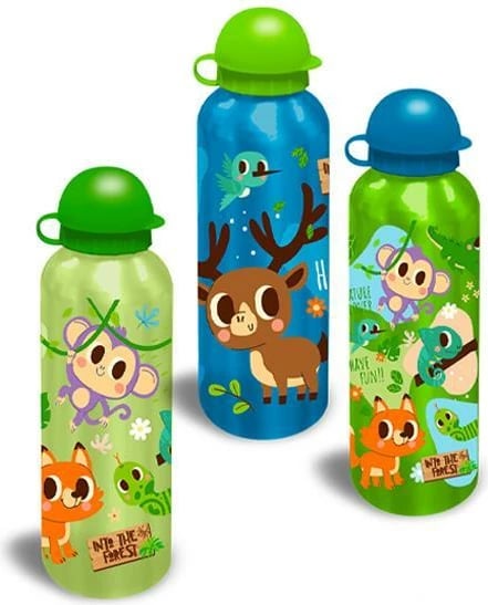 Shishe alumini NEXT "Into the Forest" 500ml, dizajne të ndryshme